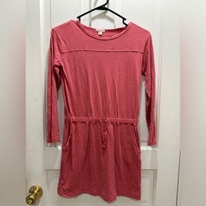 Girls size 10/11 J. Crew dress, dusty pink.